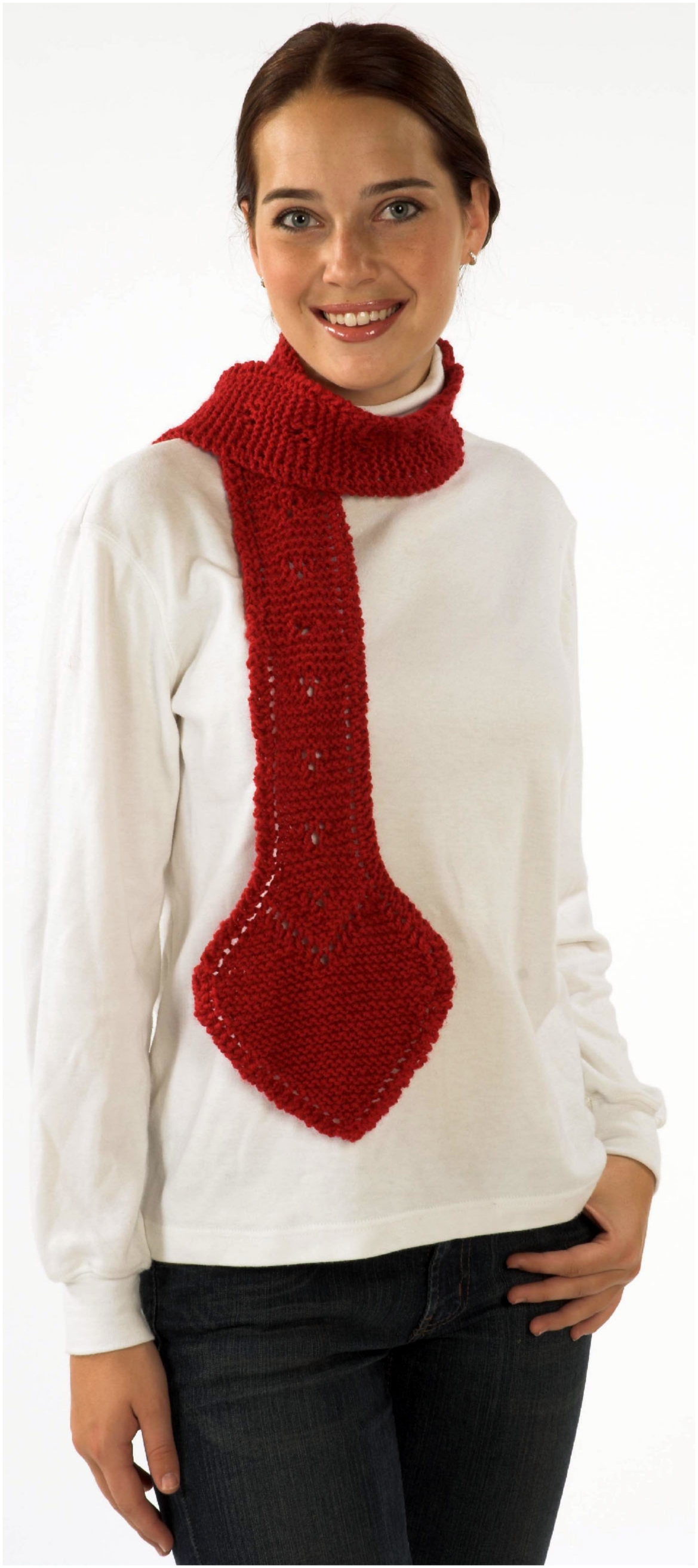 Encore Go Red Scarf Pattern #F139